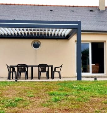 Outdoor Project Pergola Bioclimatique Harmony 6x3m Ral 7016 a Chalonnes sur Loire
