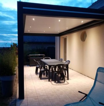 eclairage pergola spot led