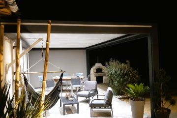 pergola éclairée saumur