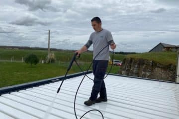 nettoyage d'une pergola