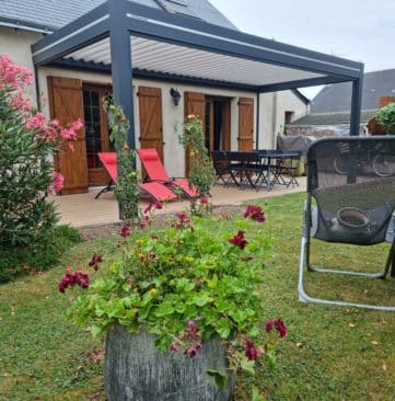 pergola bioclimatique sainte melaine sur aubance