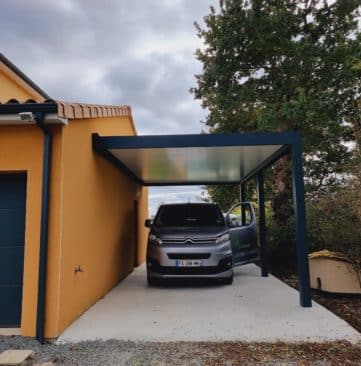 Carport près d'Angers à Valanjou