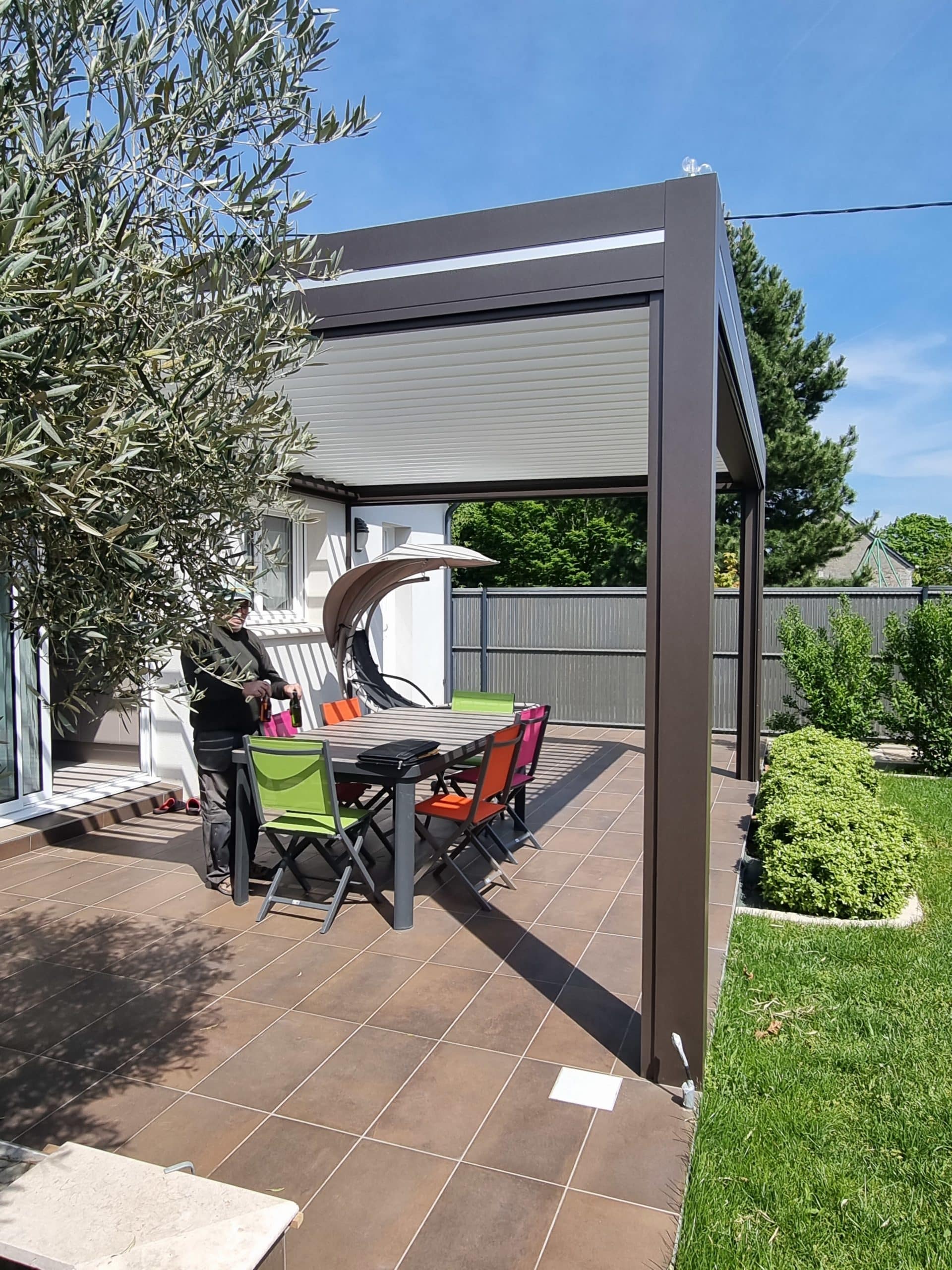 Pergola bioclimatique Blain sur Authion