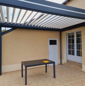 Pergola bioclimatique Champs sur Layon