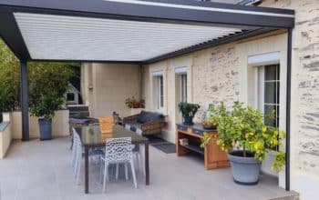 pergola bioclimatique vauchrétien