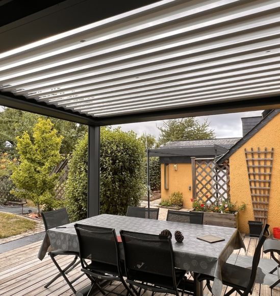 pose de pergola bioclimatique chemillé en anjou