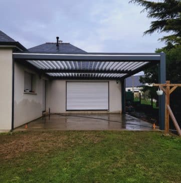 pergola bioclimatique 34 m² outdoor project les garennes sur loire