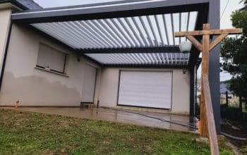 pergola bioclimatique 34 m² outdoor project les garennes sur loire