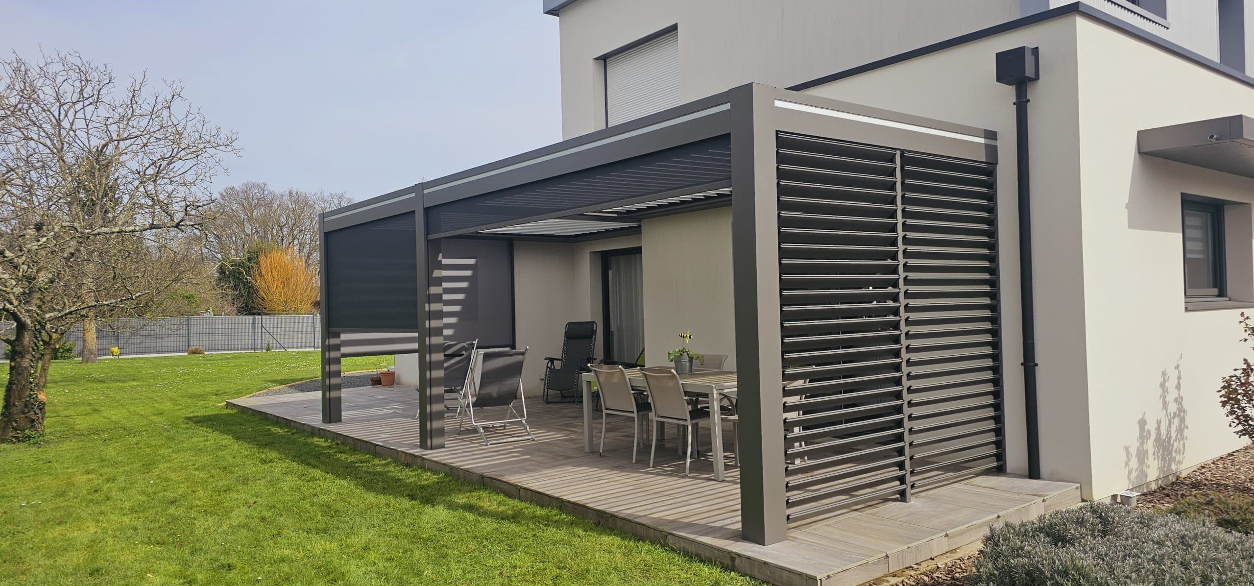 pergola sur mesure outdoor project trelaze