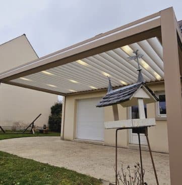 pergola bioclimatique outdoor project la meignanne