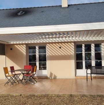 pergola bioclimatique 7x4 outdoor project beaufort en anjou