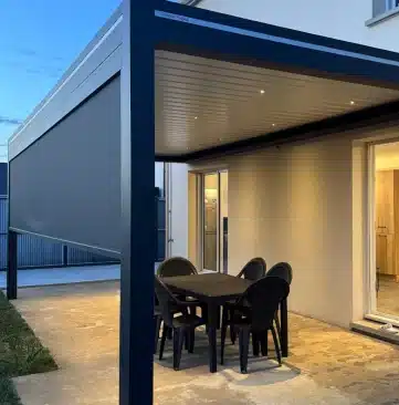 pergola bioclimatique la bourgonniere outdoor project
