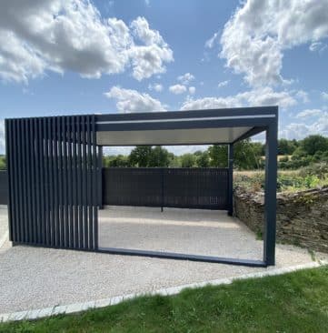 carport aluminium autoportée