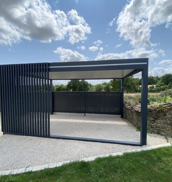 carport aluminium autoportée