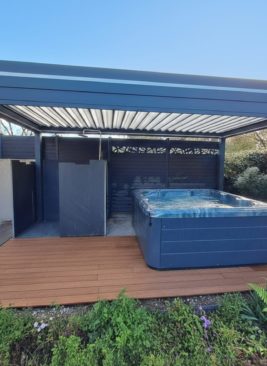 pergola bioclimatique pellouailles les vignes jacuzzi outdoor project