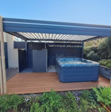 pergola bioclimatique pellouailles les vignes jacuzzi outdoor project