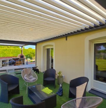pergola bioclimatique sur mesure les rairies outdoor project 49