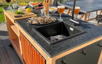 Équipement extérieur et intérieur cuisine d'été
