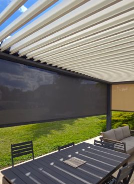 pergola bioclimatique sur mesure ambillou chateau outdoor project 49