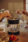 Grill de table fondue flamme